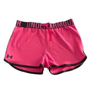 Pink Under Amour Shorts Size Youth Extra Large